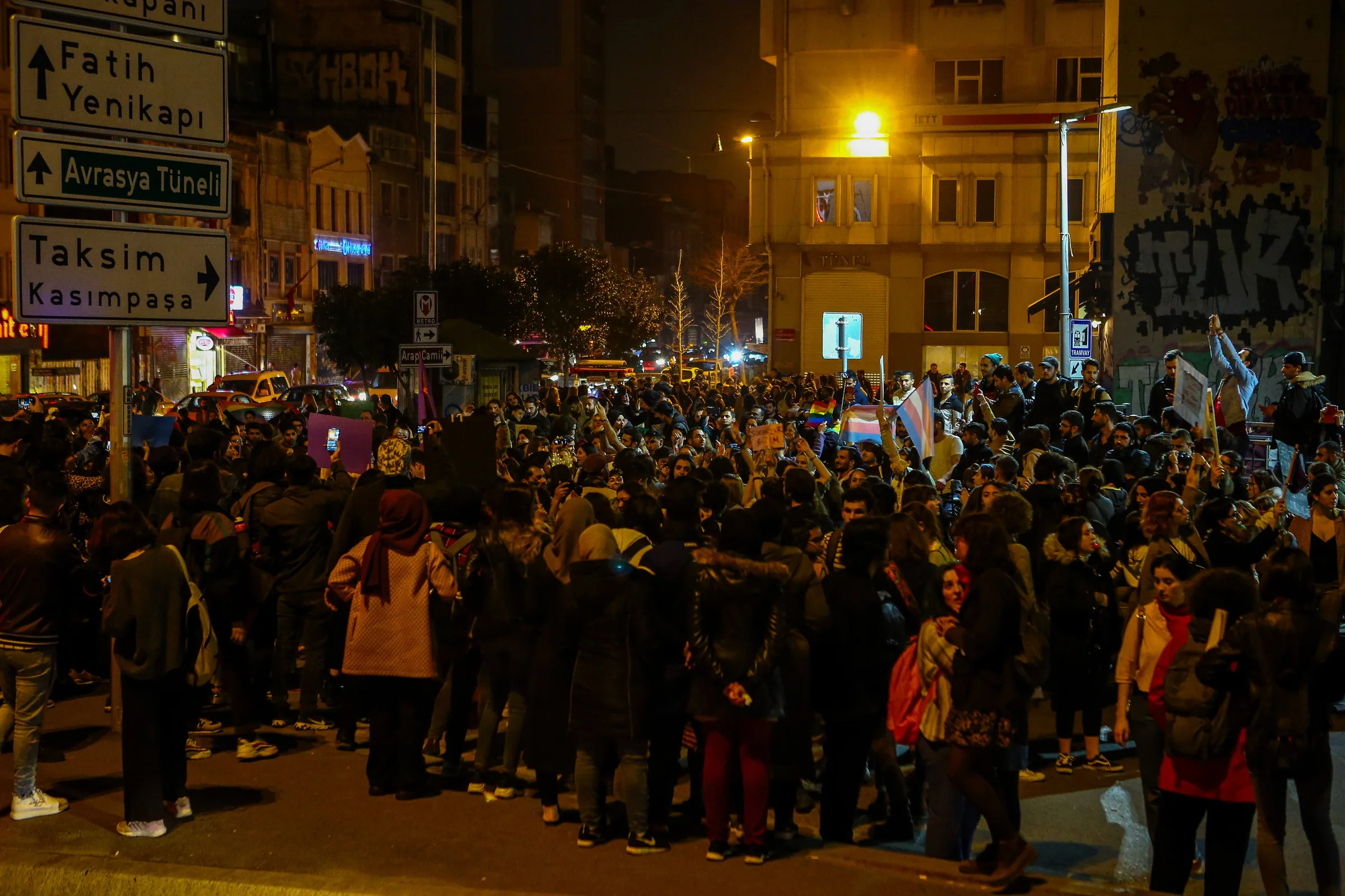 8 Mart Feminist Gece Yürüyüşü / 2020 / Foto: Indipendent