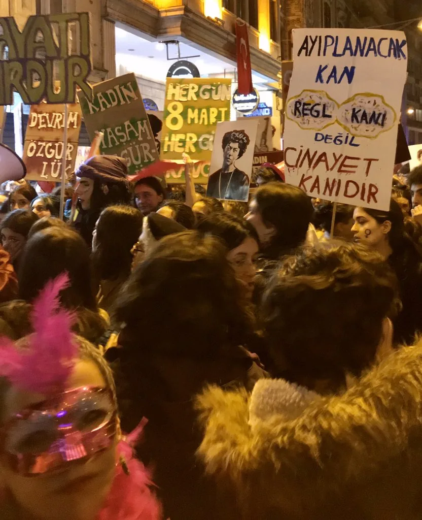 8 Mart Feminist Gece Yürüyüşü / 2020 / Foto: Bilinmiyor