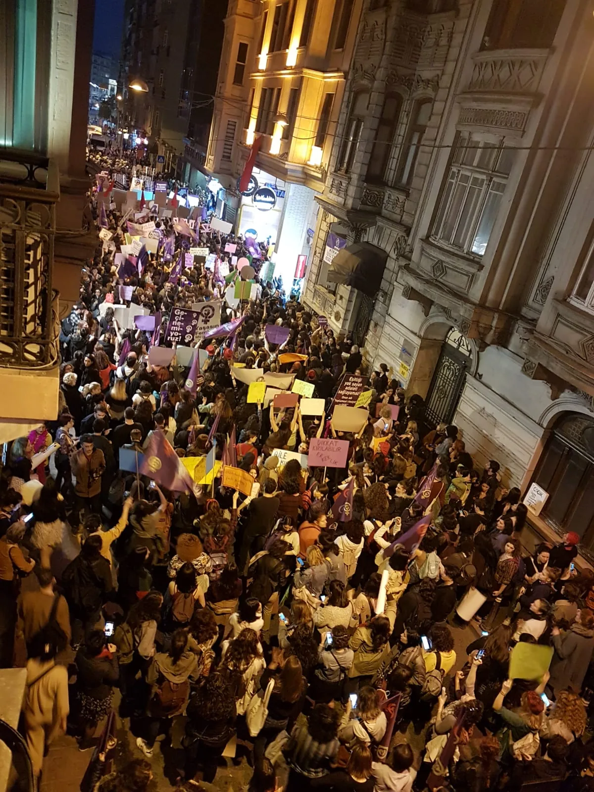 8 Mart Feminist Gece Yürüyüşü / 2020 / Foto: Bilinmiyor