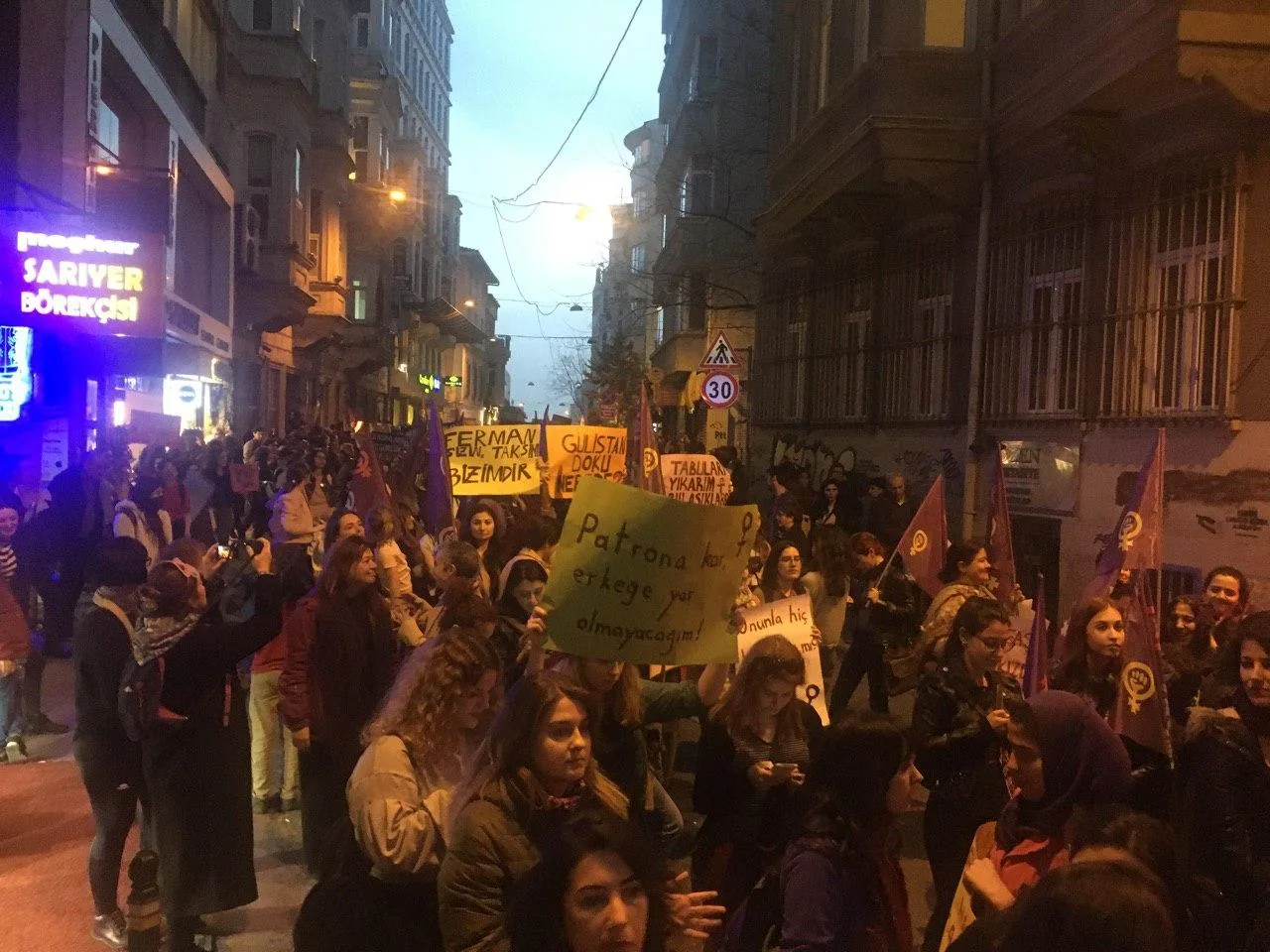 8 Mart Feminist Gece Yürüyüşü / 2020 / Foto: Bilinmiyor