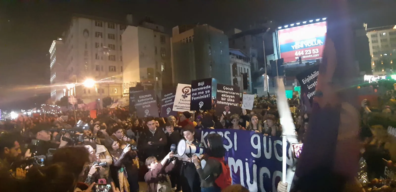 8 Mart Feminist Gece Yürüyüşü / 2020 / Foto: Bilinmiyor