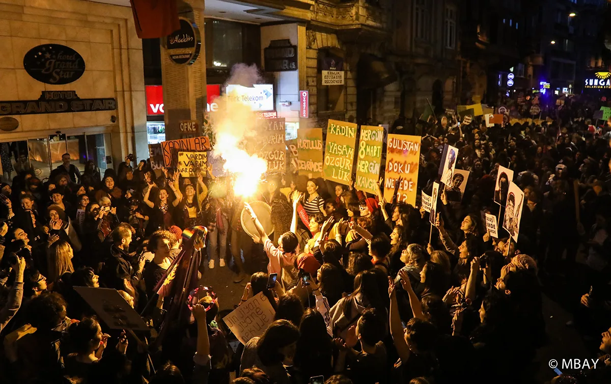 8 Mart Feminist Gece Yürüyüşü / 2020 / Foto: Murat Bay