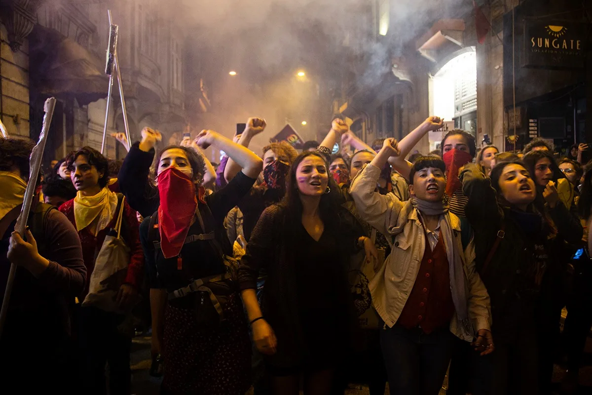 8 Mart Feminist Gece Yürüyüşü / 2020 / Foto: Ateş Alpar