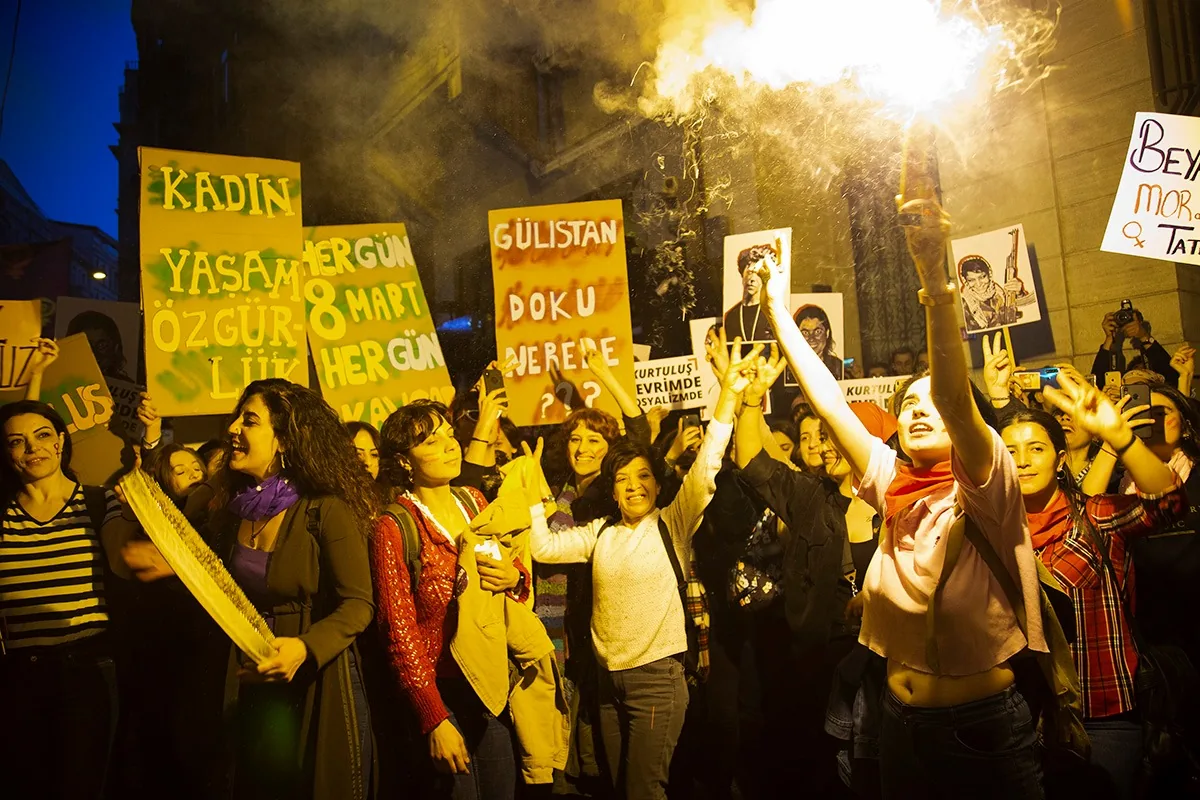 8 Mart Feminist Gece Yürüyüşü / 2020 / Foto: Ateş Alpar