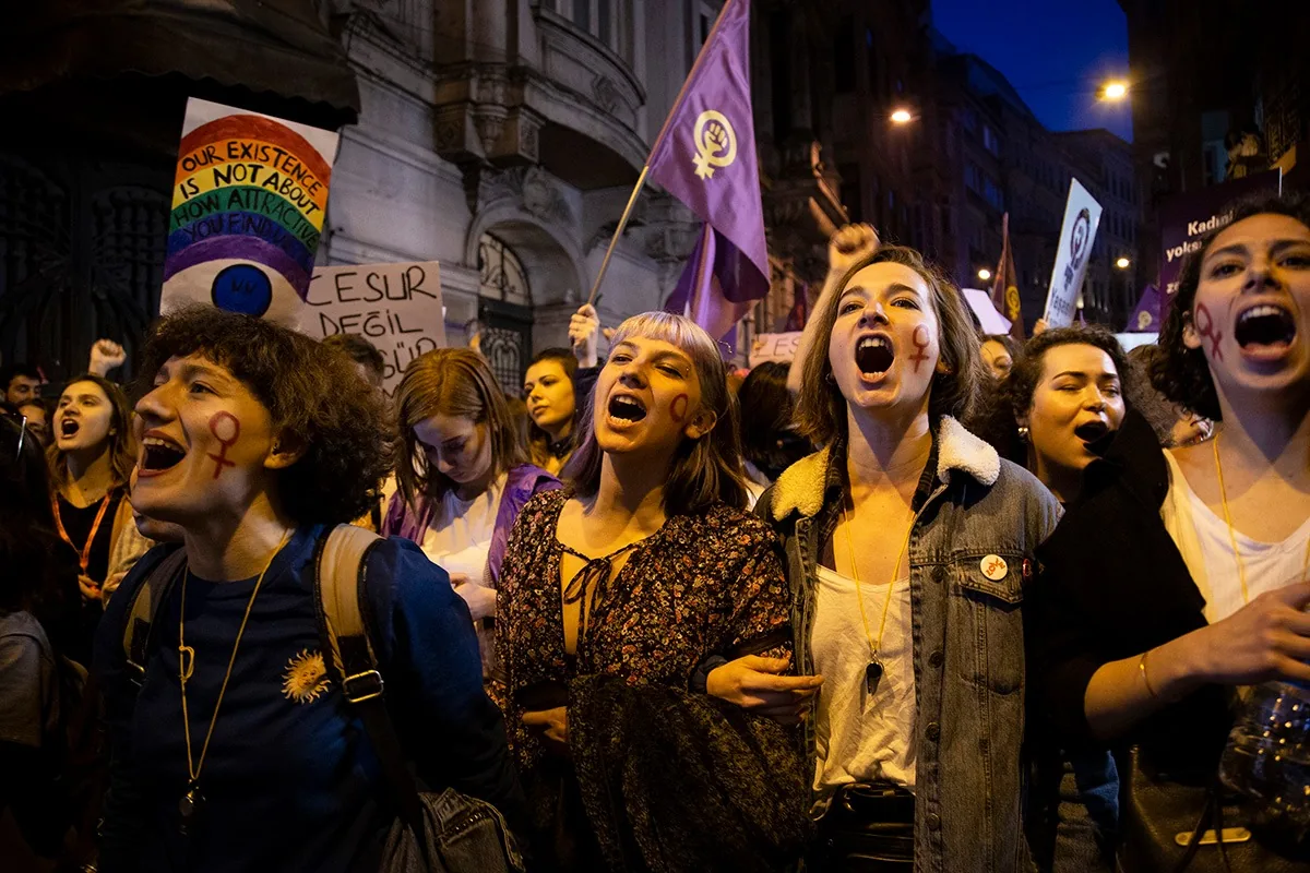 8 Mart Feminist Gece Yürüyüşü / 2020 / Foto: Ateş Alpar
