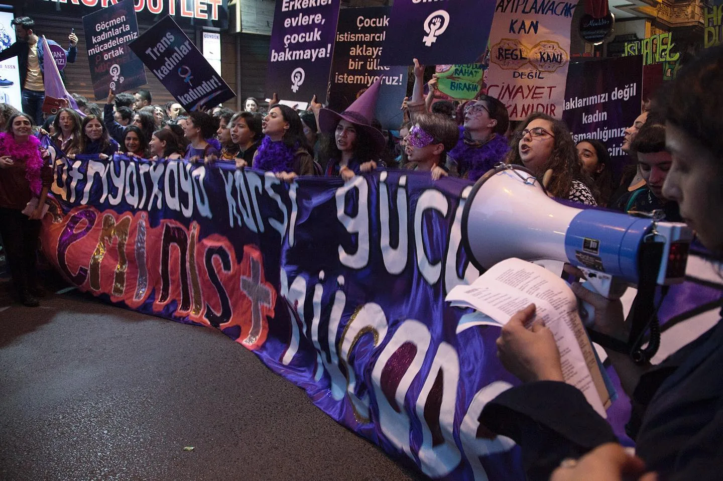 8 Mart Feminist Gece Yürüyüşü / 2020 / Foto: Meltem Ulusoy