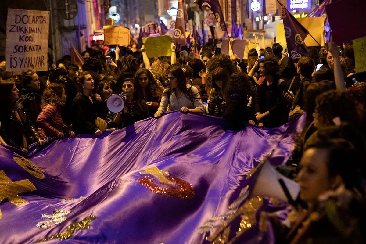 8 Mart Feminist Gece Yürüyüşü / 2020 / Foto: Serra Akcan