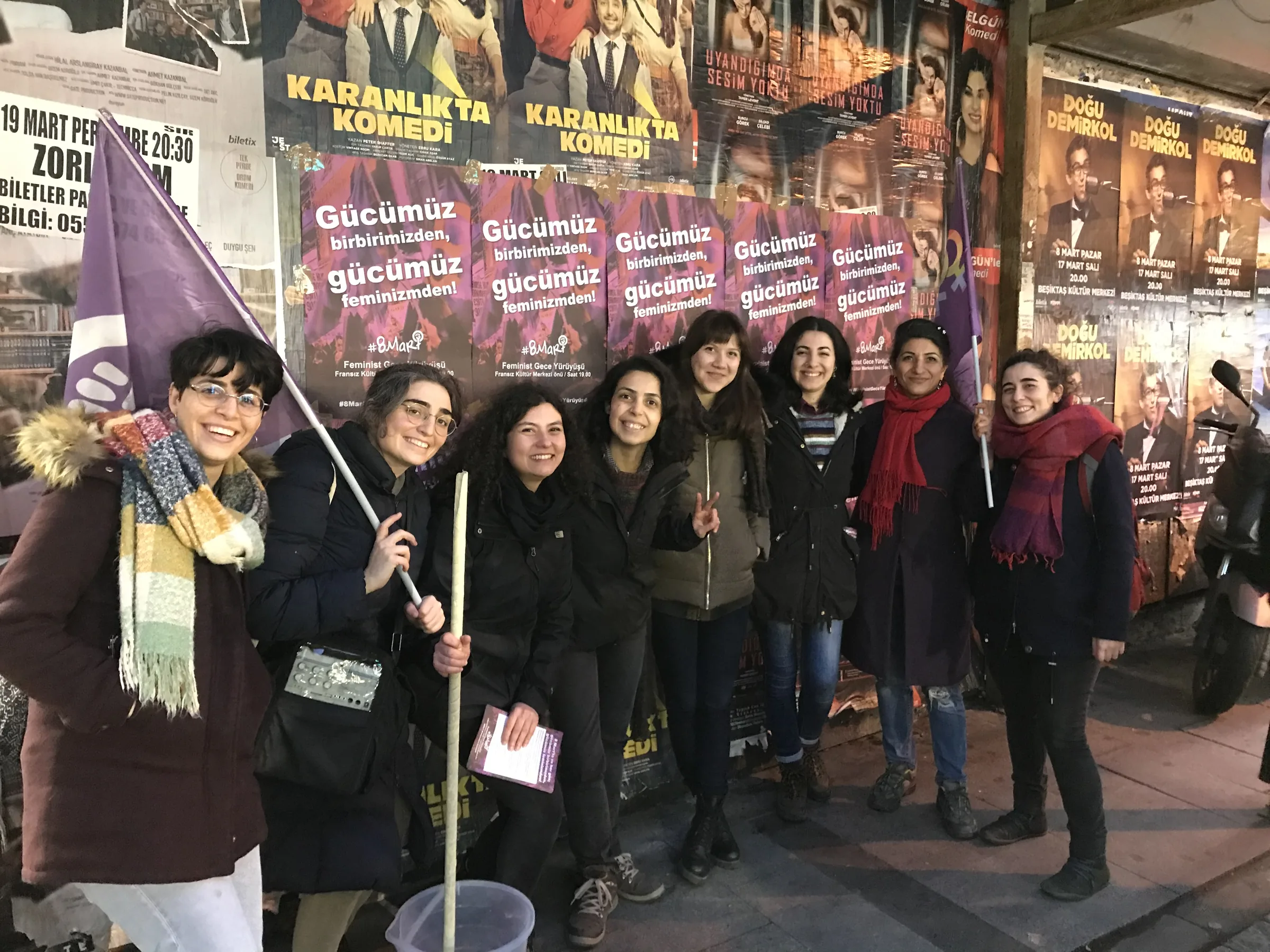 8 Mart Feminist Gece Yürüyüşü / 2020 / Afişleme