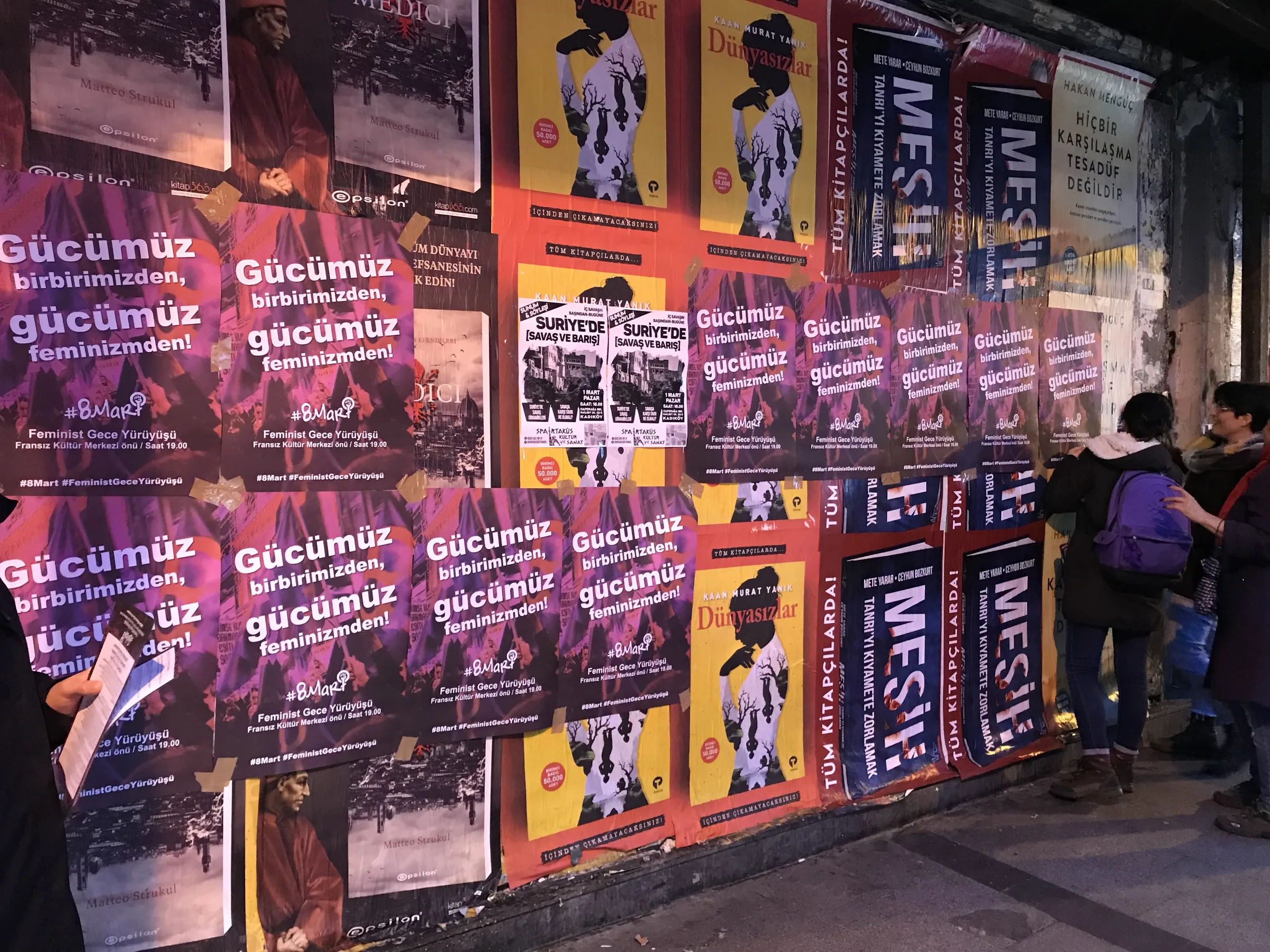 8 Mart Feminist Gece Yürüyüşü / 2020 / Afişleme