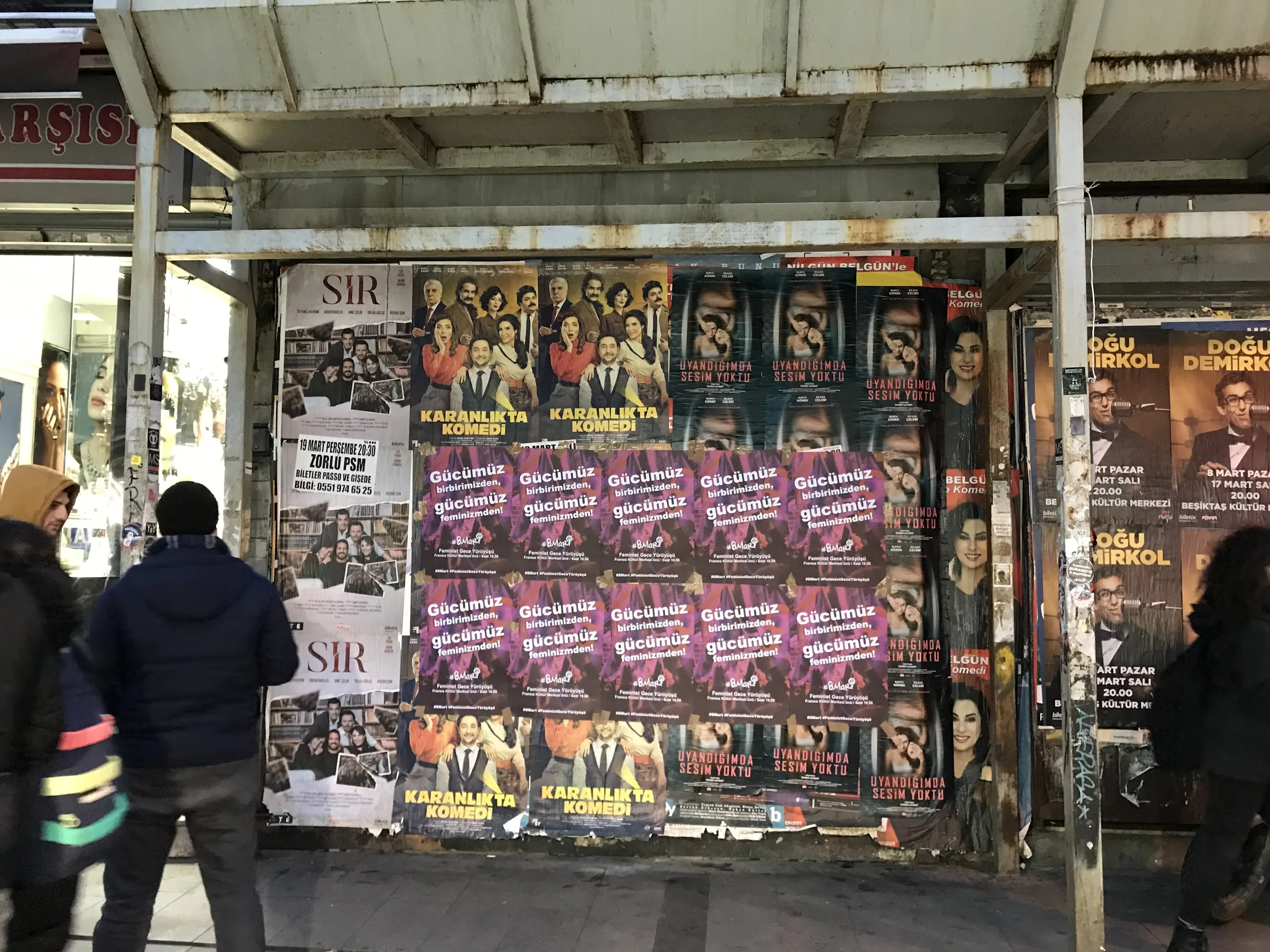 8 Mart Feminist Gece Yürüyüşü / 2020 / Afişleme