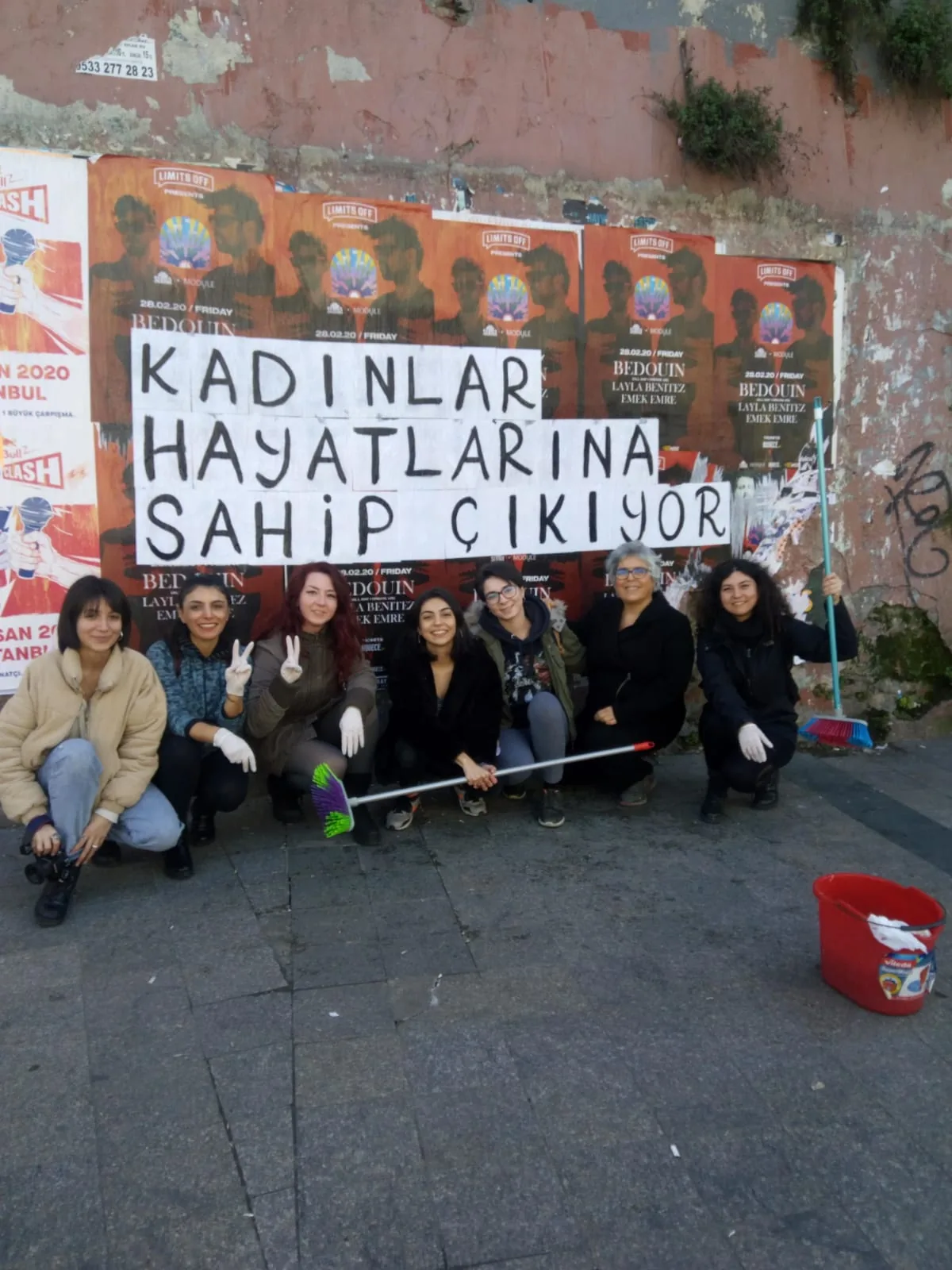 8 Mart Feminist Gece Yürüyüşü / 2020 / Fransız yazılaması