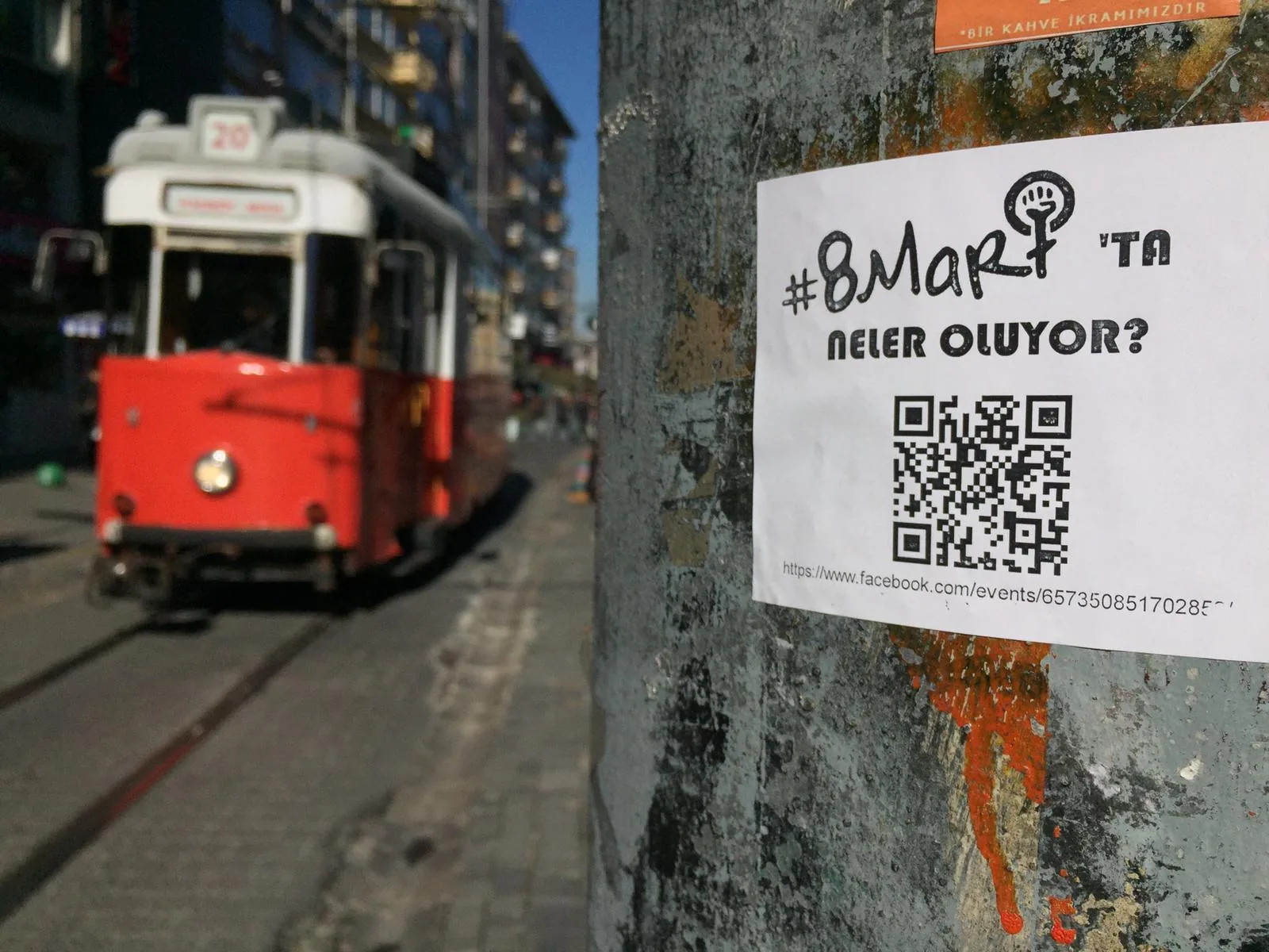 8 Mart Feminist Gece Yürüyüşü / 2020 / Fransız yazılaması