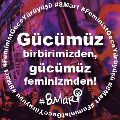 8 Mart Feminist Gece Yürüyüşü / 2020 / Sticker